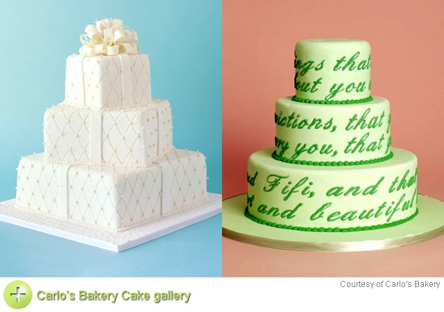 Wedding Cakes from the Cake Boss Designing beautiful wedding cakes is Buddy