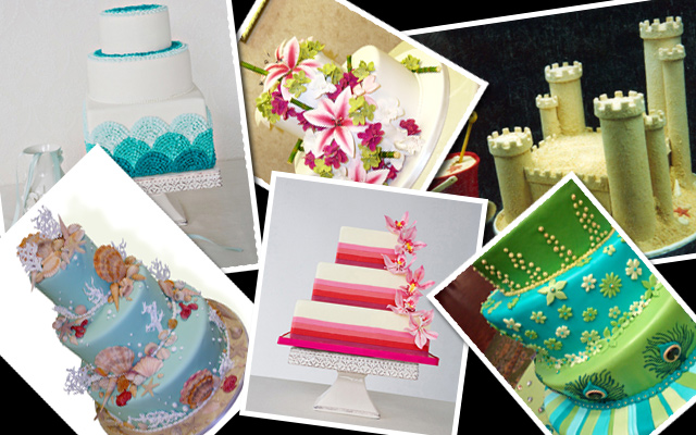 Beach Inspired Wedding Cakes Tantalize your guests 39 palette with coastal 