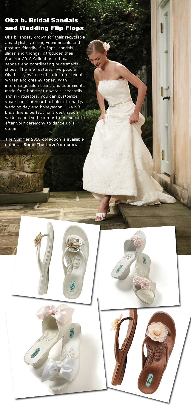 Oka b. Bridal Sandals and Flip Flops