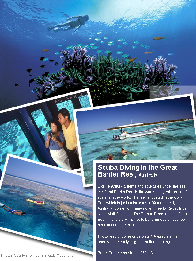Scuba Diving in the great barrier reef australia