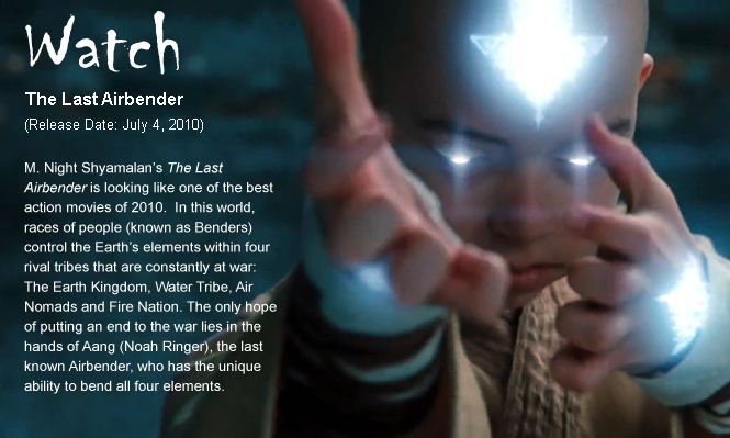 Dick's Movie Pick: The Last Airbender