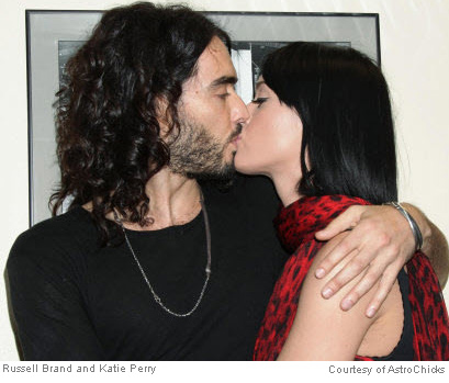 Katy Perry and Russell Brand