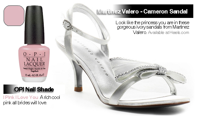 Martinez Valero Cameron Sandal great with I Pink I Love You OPI Nail shade