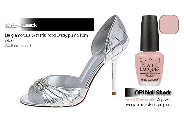 Aldo Laack great with Isnt It Romantic OPI Nail Shade